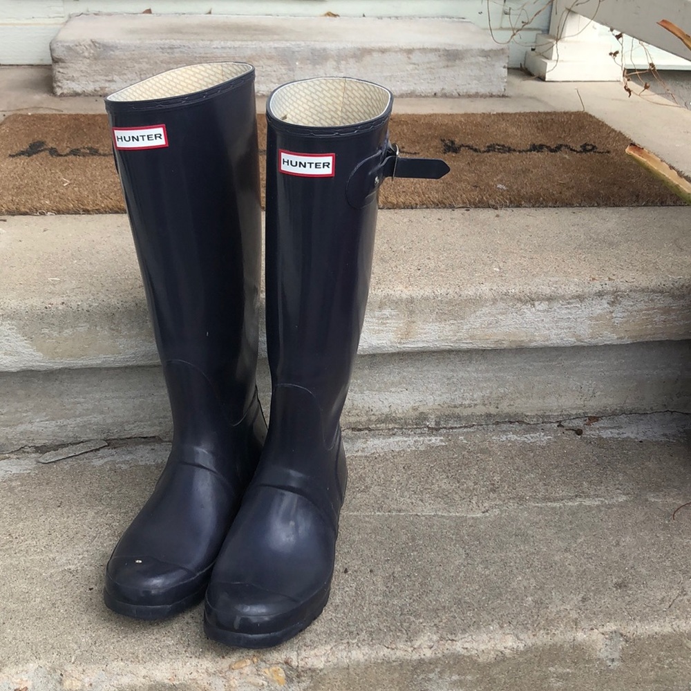 Tall Purple Hunter Boots